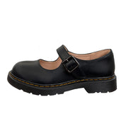 Ballerines Mary Jane femme marron — chaussures rétro à bride & bout rond confortables