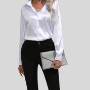 Blouse élégante pour femme – chemisier fluide à drapé subtil