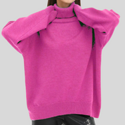 Pull col roulé femme — maille douce & coupe ajustée moderne