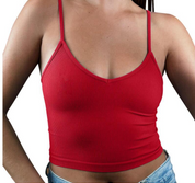 Top court femme Omira à fines bretelles – style chic jour & soir