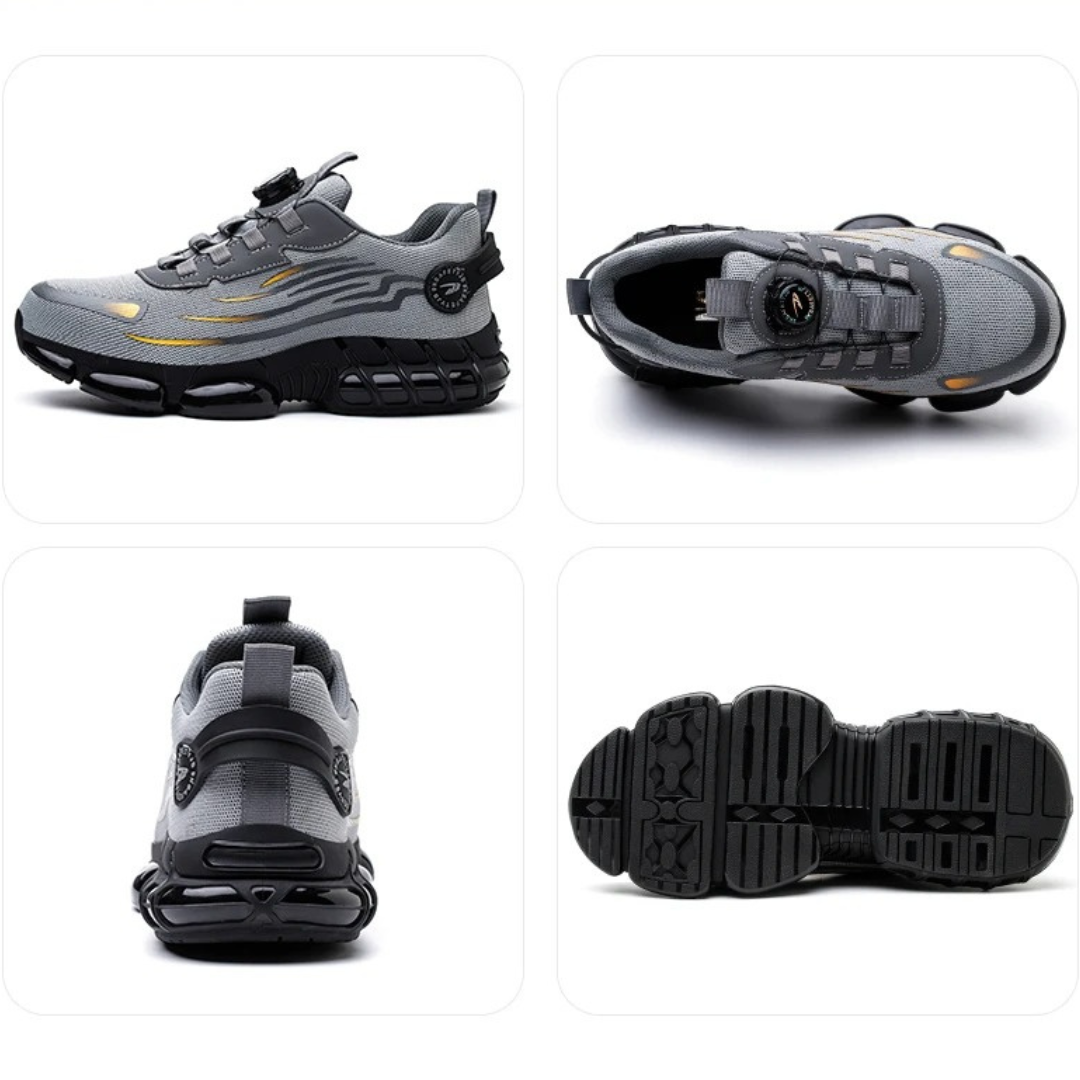 Chaussures de sécurité confortables — embout acier & semelle antidérapante