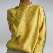 Pull col roulé femme en cachemire — douceur luxueuse & chaleur respirante