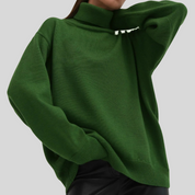 Pull col roulé femme — maille douce & coupe ajustée moderne