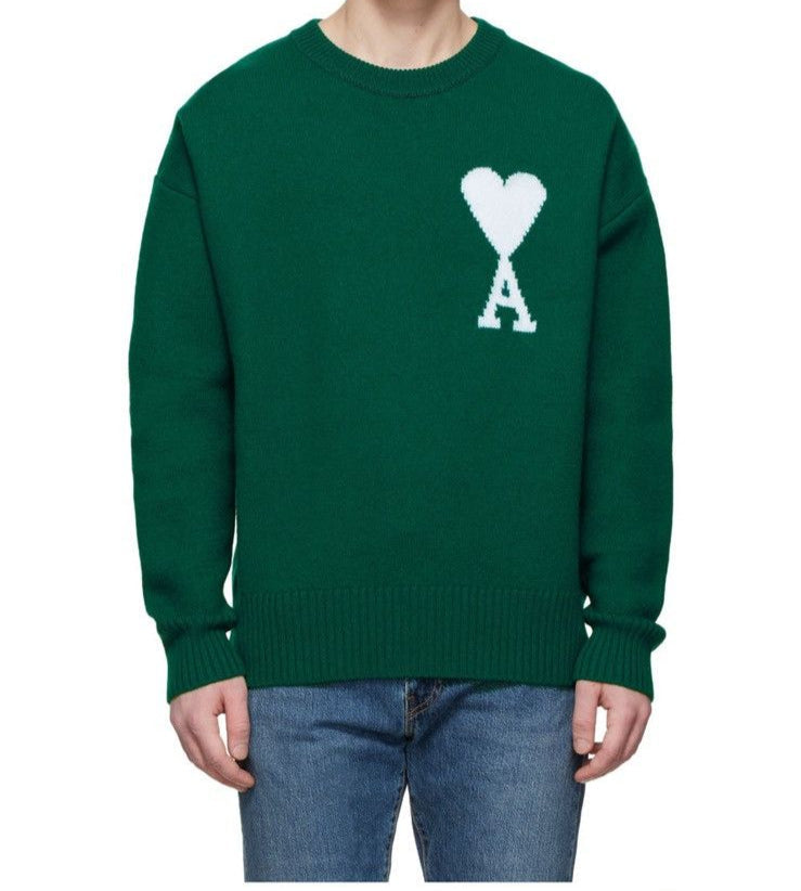 Pull femme Heidi – pull doux à imprimé cœurs & coupe confortable pour l’hiver