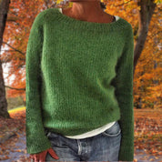 Pleun | Pull Femme en Laine Mérinos – Élégant, Doux & Style Intemporel