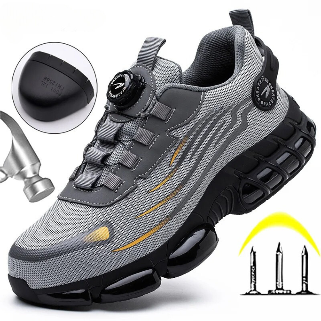 Chaussures de sécurité confortables — embout acier & semelle antidérapante