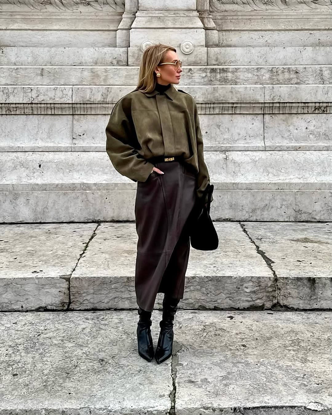 Veste femme Fabiane – manteau oversize en suède luxueux & coupe chaude pour l’hiver
