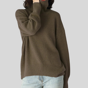 Pull col roulé femme — maille douce & coupe ajustée moderne