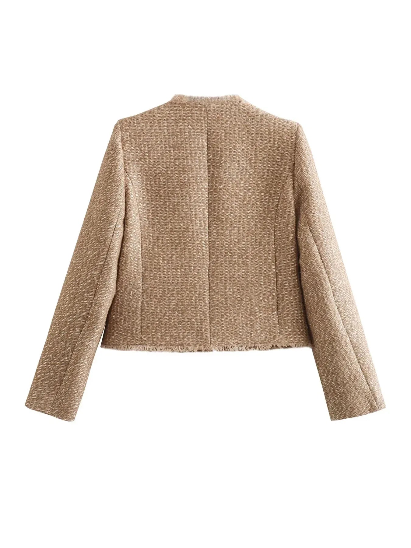 Femke | Veste Femme en Tweed Haut de Gamme – Élégance Intemporelle & Style Chic