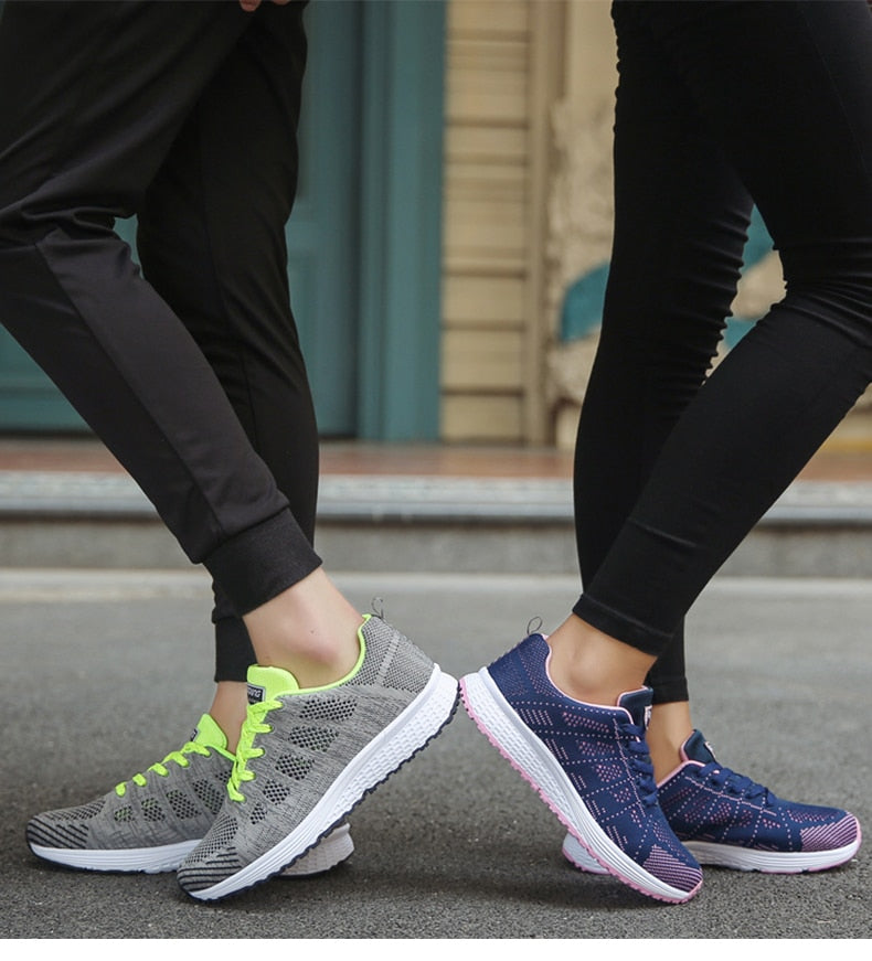 Sneakers femme ergonomiques légères & respirantes