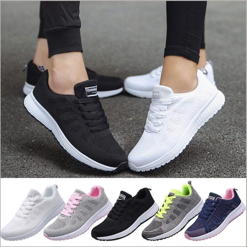 Sneakers femme ergonomiques légères & respirantes
