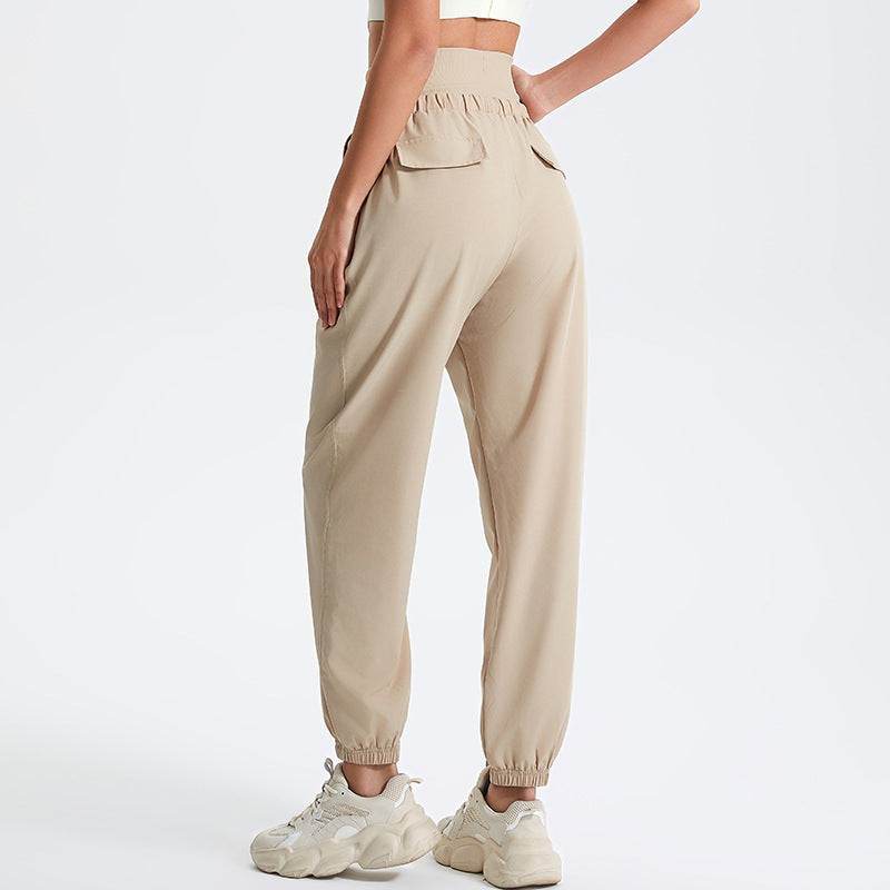 Pantalon de jogging femme taille haute – confortable avec poches