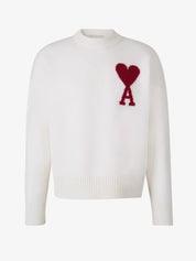 Pull femme Heidi – pull doux à imprimé cœurs & coupe confortable pour l’hiver