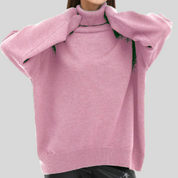 Pull col roulé femme — maille douce & coupe ajustée moderne