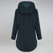 Parka femme chaude & imperméable avec capuche amovible