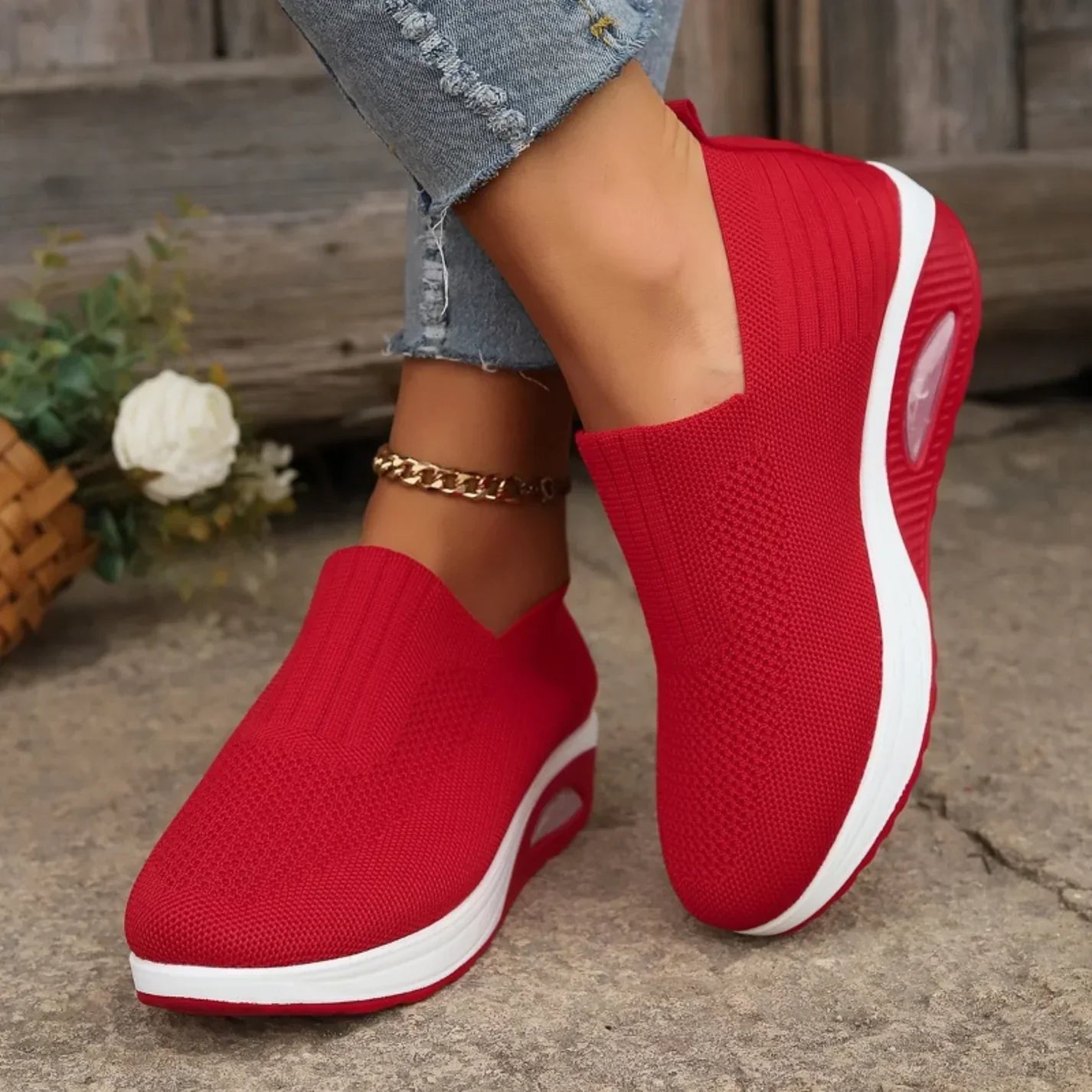 Baskets orthopédiques femme ELLA – confort quotidien & soulagement des douleurs