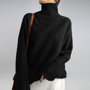 Pull col roulé femme en cachemire — douceur luxueuse & chaleur respirante