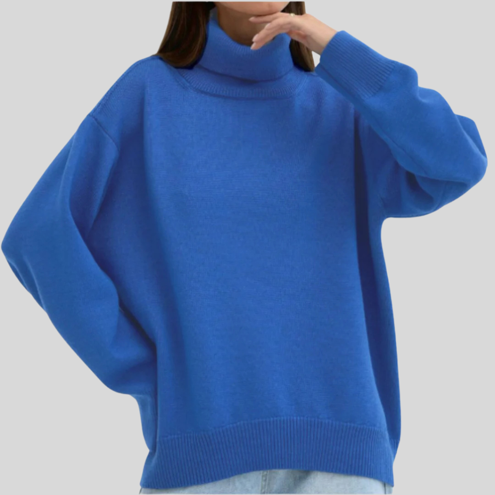 Pull col roulé femme — maille douce & coupe ajustée moderne