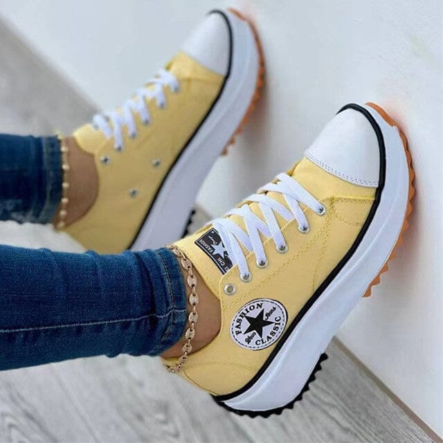 Baskets orthopédiques femme Star – sneakers tendance avec confort et soutien