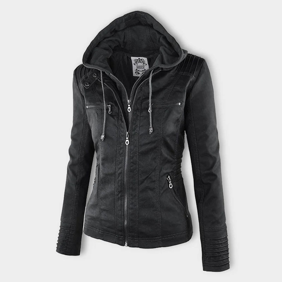 Veste femme imperméable avec capuche — élégante, durable & coupe intemporelle