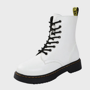 Bottes en cuir femme Silky – boots à lacets, finition luxe