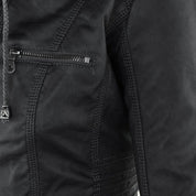 Veste femme imperméable avec capuche — élégante, durable & coupe intemporelle