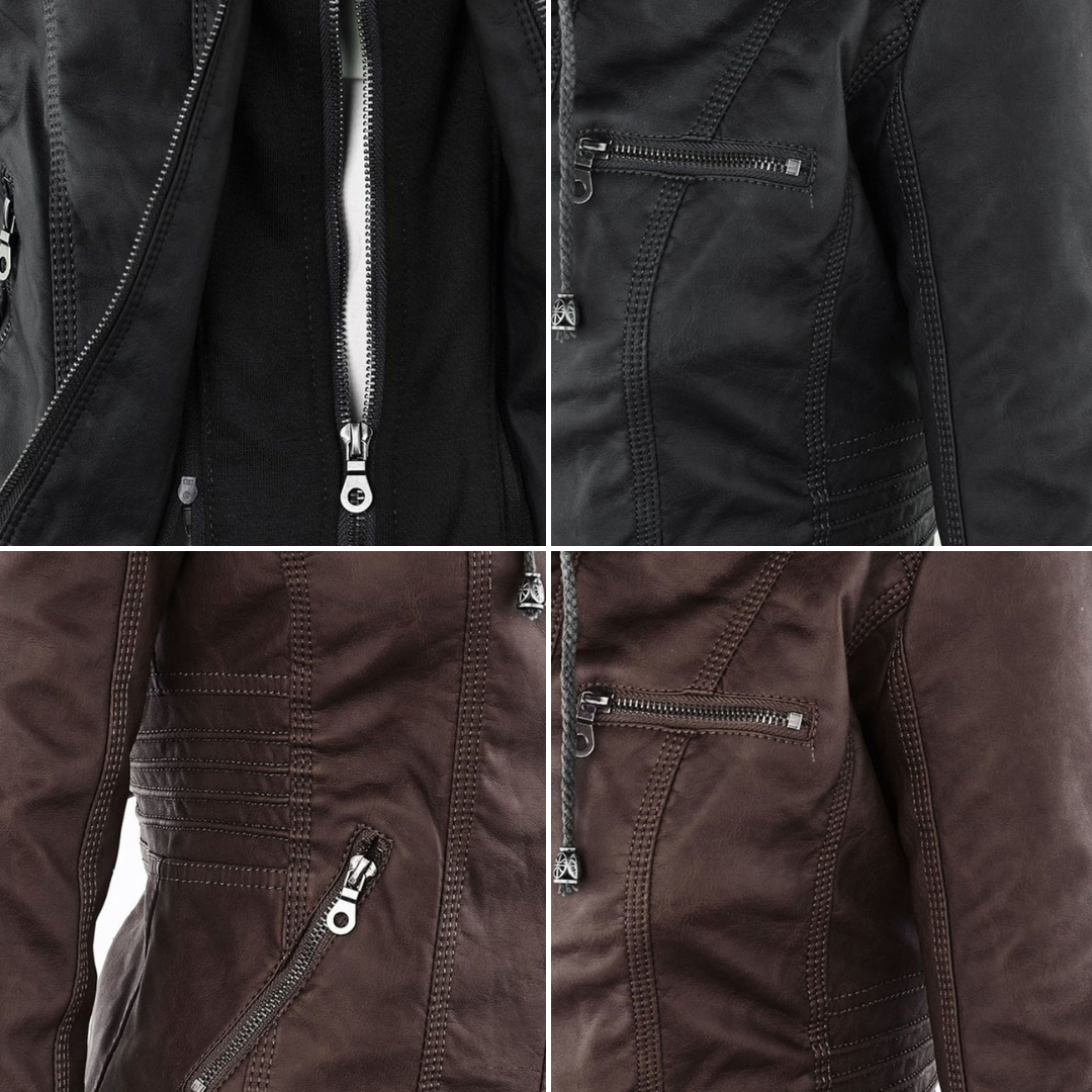 Veste femme imperméable avec capuche — élégante, durable & coupe intemporelle