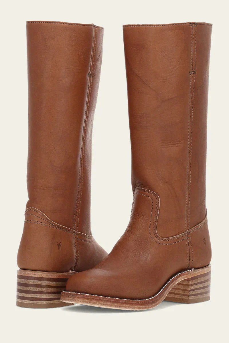 Bottes Hautes Femme à Talon Bloc – Élégantes Bottes Simili Cuir pour Toutes les Occasions
