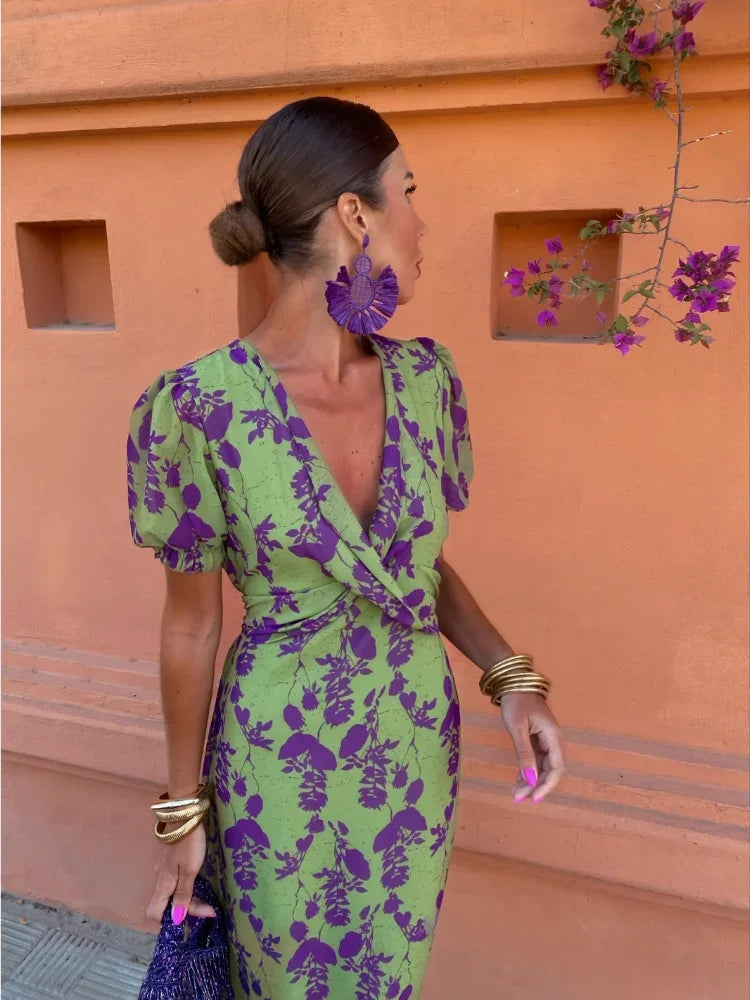 Elegante-Skinny-Print-Gedraaide-Dames-Midi-Jurk-Mode-V-Hals-Korte-Pofmouw-Vestidos-2024-Zomer-Lady_7a90a454-76e0-484e-9a1e-6a26e5ea919d.webp