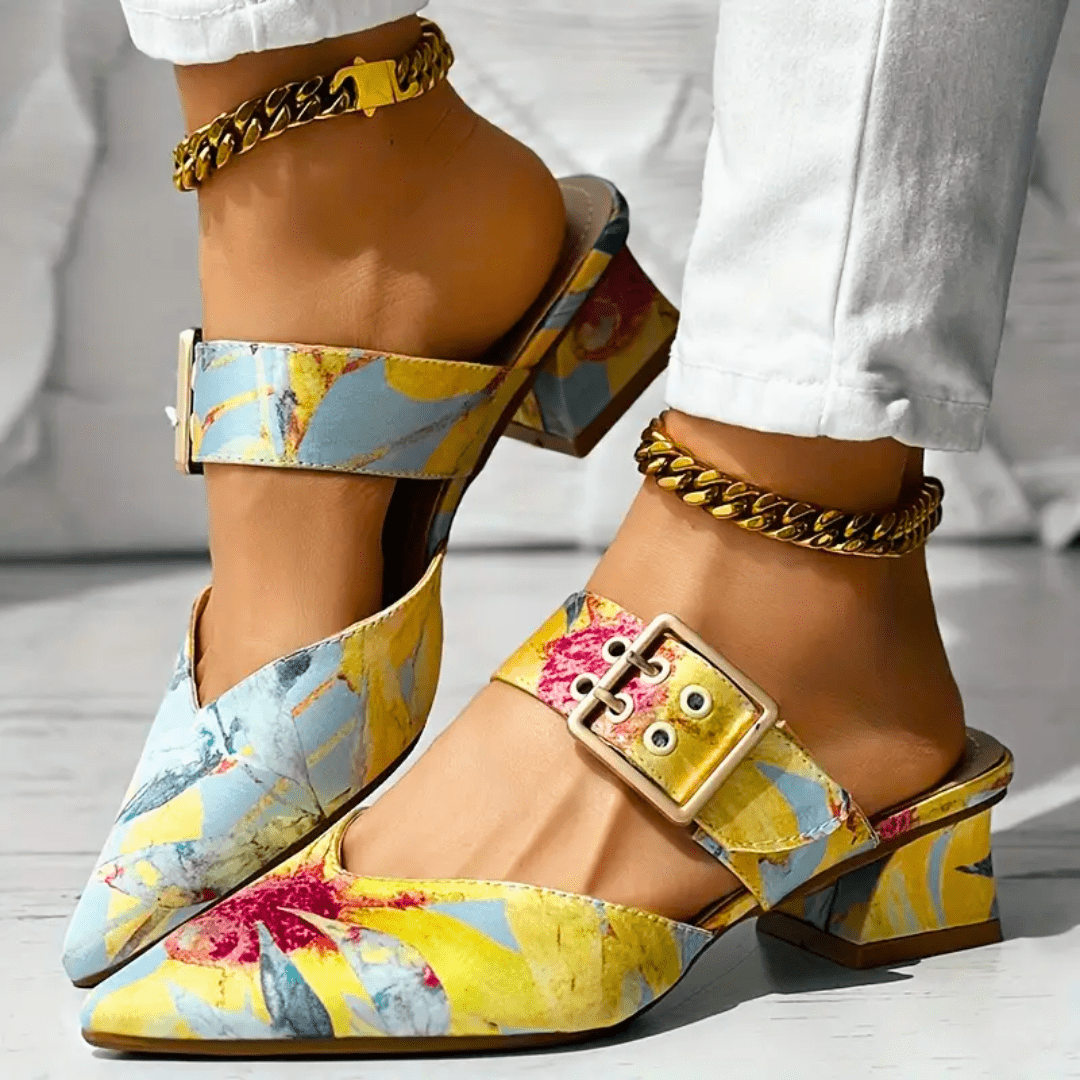 Escarpins orthopédiques femme — chaussures élégantes à talon avec semelle confort