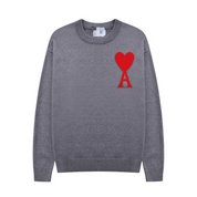 Pull femme Heidi – pull doux à imprimé cœurs & coupe confortable pour l’hiver