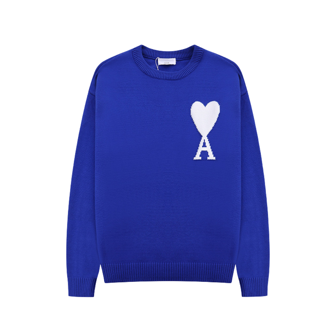 Pull femme Heidi – pull doux à imprimé cœurs & coupe confortable pour l’hiver