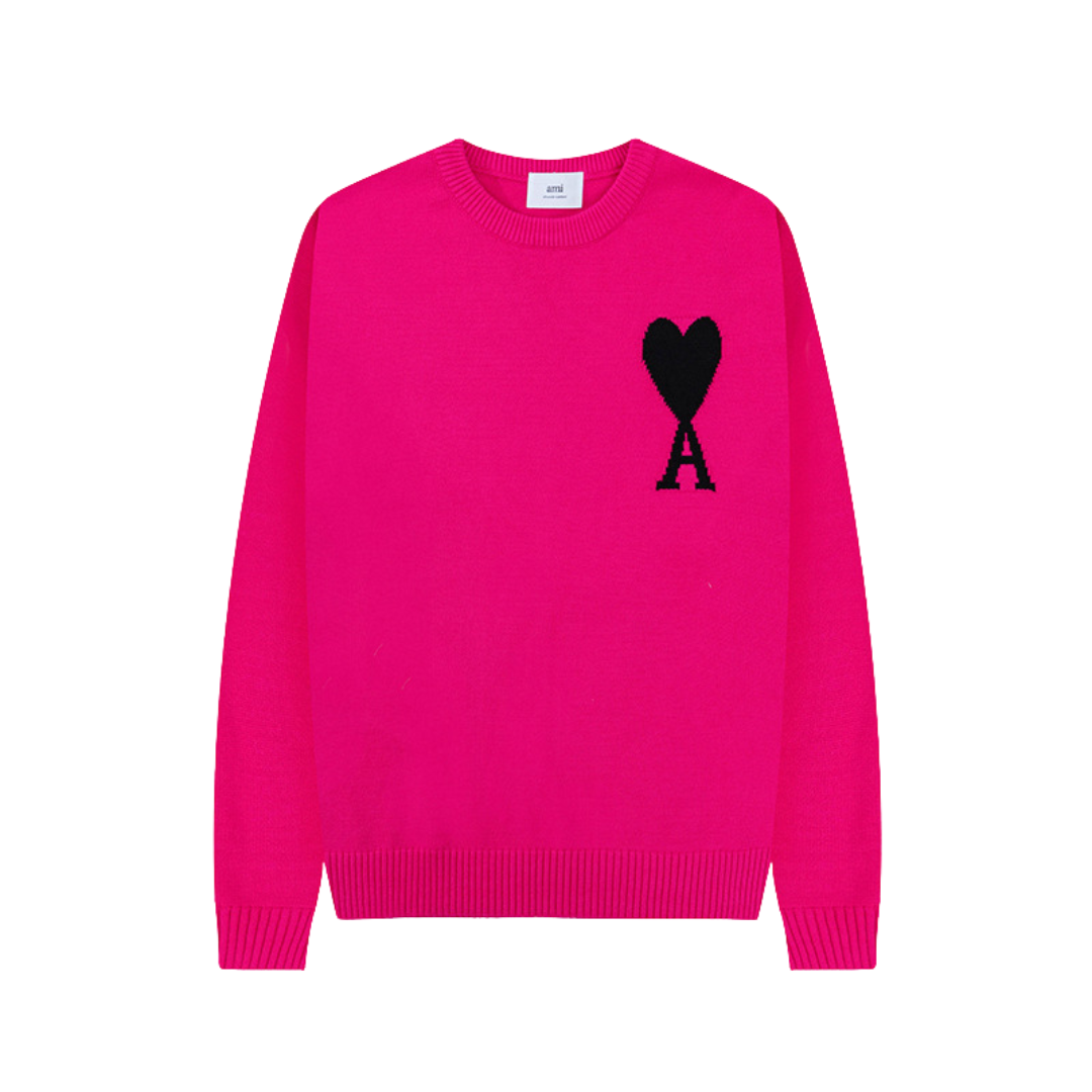 Pull femme Heidi – pull doux à imprimé cœurs & coupe confortable pour l’hiver