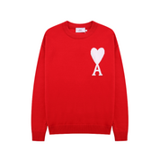 Pull femme Heidi – pull doux à imprimé cœurs & coupe confortable pour l’hiver