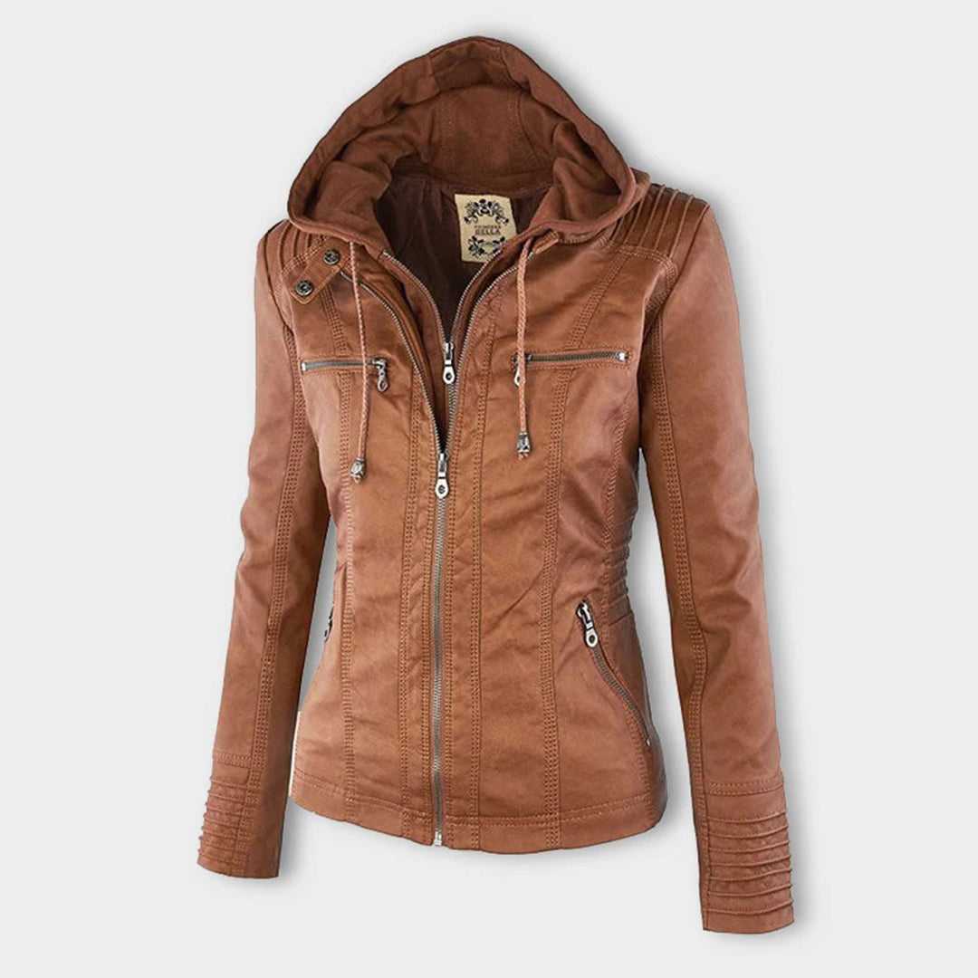 Veste femme imperméable avec capuche — élégante, durable & coupe intemporelle