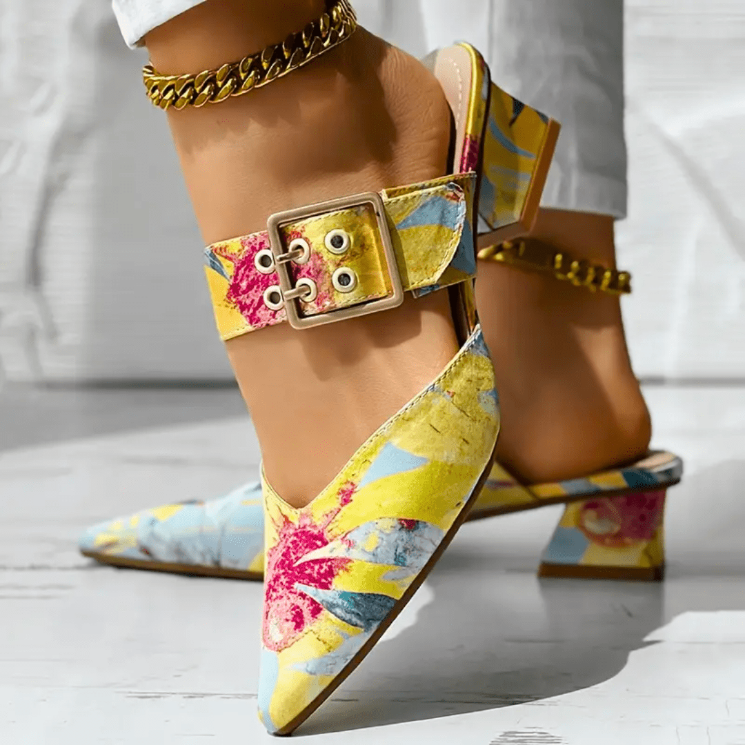 Escarpins orthopédiques femme — chaussures élégantes à talon avec semelle confort