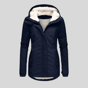 Manteau d’hiver femme Maggie long imperméable avec capuche