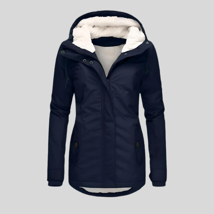 Manteau d’hiver femme Maggie long imperméable avec capuche