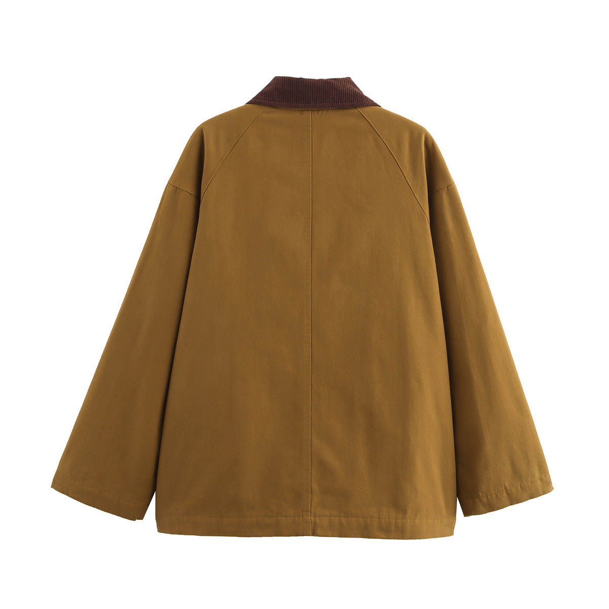 Manteau femme Fudus – doudoune casual à col montant & grandes poches pour l’hiver