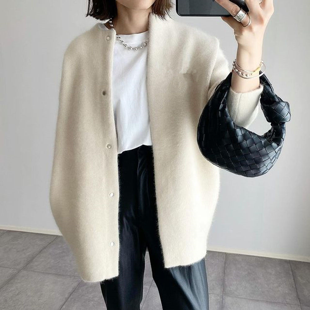 Cardigan femme élégant en maille fine – veste tricotée raffinée