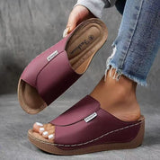 Sandales Femme Confort avec Soutien Voûte Plantaire & Brides Réglables