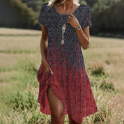 Robe d’été femme Mini à pois – Courte, légère et respirante