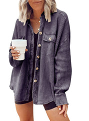 Veste femme Heidi – manteau oversize à texture gaufrée & doublure chaude pour l’hiver