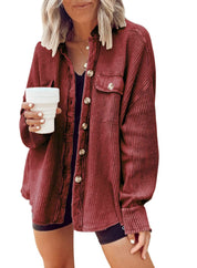 Veste femme Heidi – manteau oversize à texture gaufrée & doublure chaude pour l’hiver