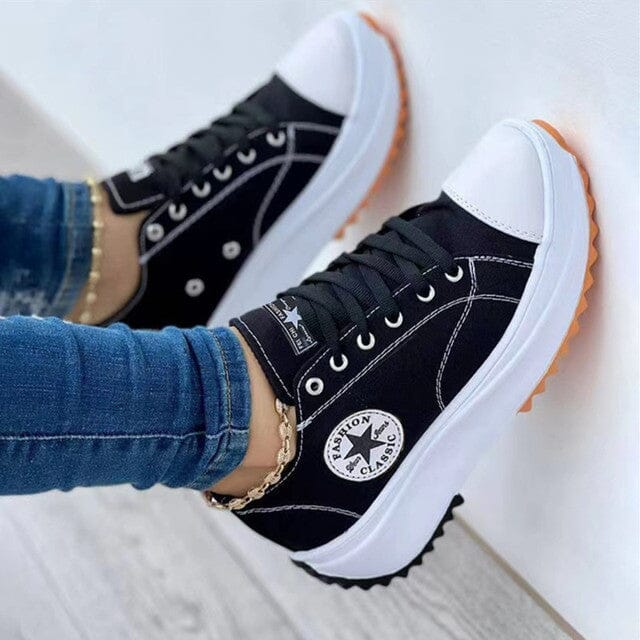 Baskets orthopédiques femme Star – sneakers tendance avec confort et soutien