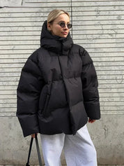 Julianne | Manteau d’hiver femme – Luxe, chaud & coupe cintrée élégante