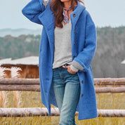 Manteau femme Hadley – manteau d’hiver élégant avec capuche chaude et coupe cintrée