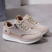 Chaussures de marche femme Dita — confort orthopédique & suède respirant