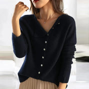 Pull femme Mara – pull en maille élégante et chaude pour l’automne et l’hiver
