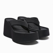 Claquettes femme – sandales à plateforme confortables avec semelle douce